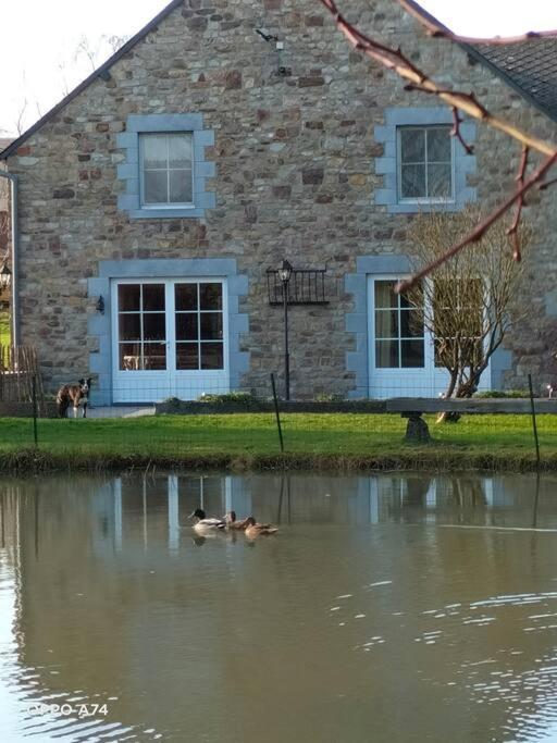 Gite La Dame Au Lit Gite A La Ferme Momignies ภายนอก รูปภาพ